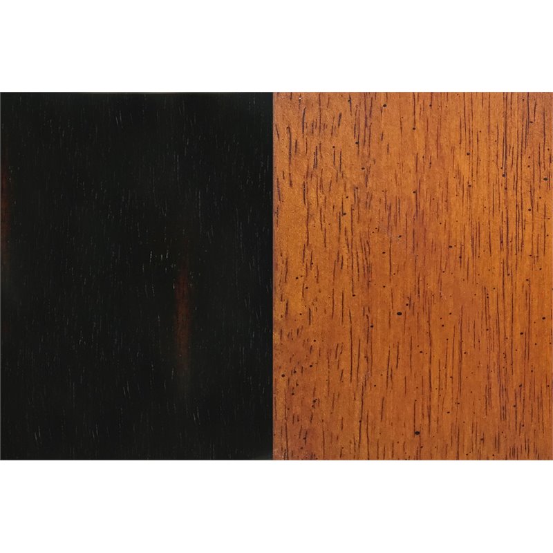 Sunset Trading Black Cherry Selections Wood Barstools in Black (Set of 2)
