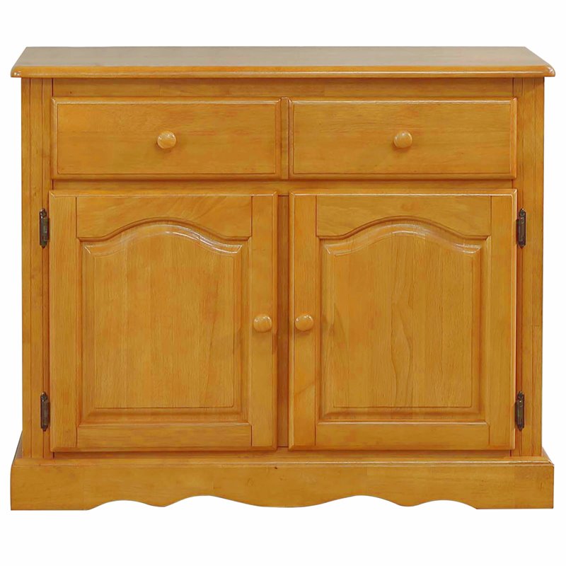 Sunset Trading Oak Selections Oak Selections Wood Keepsake Buffet in Light Oak