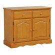 Sunset Trading Oak Selections Oak Selections Wood Keepsake Buffet in Light Oak