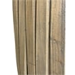 Cottage Solid Wood 3 Boat Shaped Freestanding Shelves in Driftwood Brown