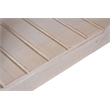 Rustic French 6 Drawer Dresser 2 Cabinets/Shelf in Distressed White/Brown Wood