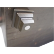 Shades of Gray Kitchen Island in Solid Wood with Grey Tile Top