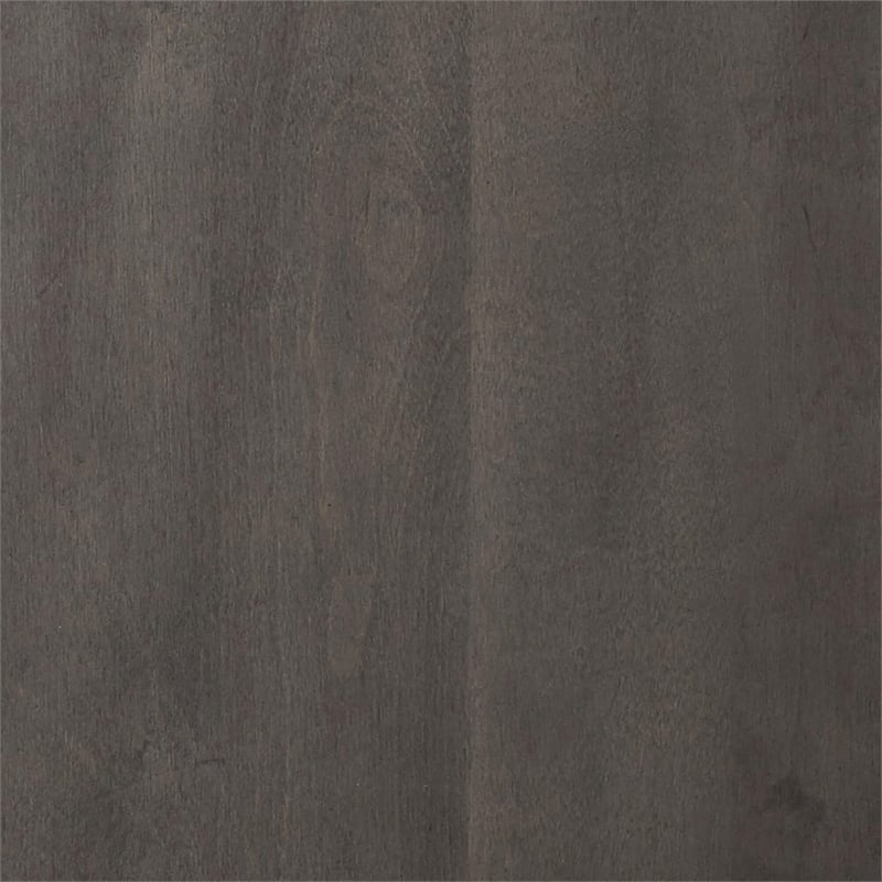 Shades of Gray Kitchen Island in Solid Wood with Grey Tile Top