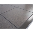 Shades of Gray 3Pc Solid Wood Kitchen Island Set w Grey Tile Top and 2 Barstools