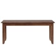 Sunset Trading Simply Brook 42-in Dining Bench  Amish Brown Solid Wood