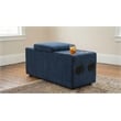 Pixie Modular Speaker Console Bluetooth USB Cupholders Navy Fabric