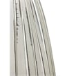 Cottage 3 Boat Shaped Freestanding Shelves in White Driftwood Brown Solid Wood