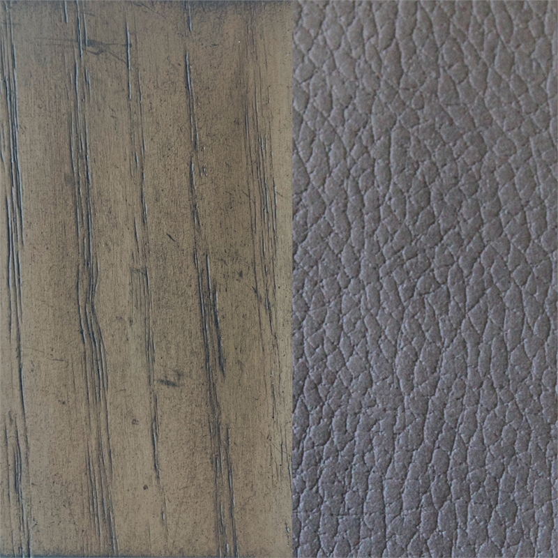 Saunders 8PC Extendable Dining Set with Server Charging/USB Brown Acacia Wood