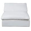 Puff 4 Pc Slipcovered Modular Sectional Sofa Performance Fabric White