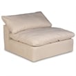 Sunset Trading Puff 4 Pc Slipcovered Sectional Sofa Performance Fabric Tan