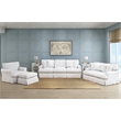 Horizon 4PC Slipcovered Living Room Sofa Set White Washable Performance Fabric