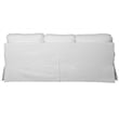 Horizon 4PC Slipcovered Living Room Sofa Set White Washable Performance Fabric