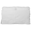 Horizon 4PC Slipcovered Living Room Sofa Set White Washable Performance Fabric