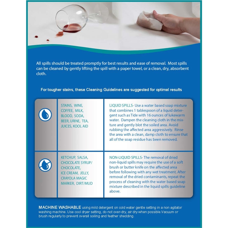 Horizon 2PC Slipcovered Sofa Loveseat Set in Gray Washable Performance Fabric