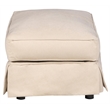 Horizon 3PC Slipcovered Sofa Chair Ottoman Set Tan Washable Performance Fabric