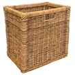 Sunset Trading Cottage Cabinet w Baskets Driftwood Brown Solid Wood No Assembly