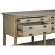 Sunset Trading Cottage Sideboard Driftwood Brown Solid Wood