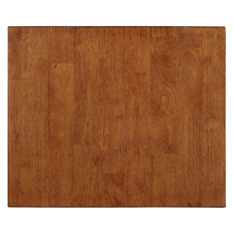 Sunset Trading Dakota End Table w Drawer and Shelf Brown and Gray Solid Wood