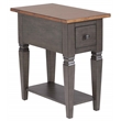 Sunset Trading Dakota 4PC Square Coffee Table Set w Console Brown Gray Wood