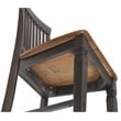 Sunset Trading Dakota 24-inch Slat Back Barstools Set of 2 Brown-Gray Solid Wood