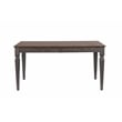 Dakota 60-78-inch Rectangle Expanding Butterfly Dining Table Brown and Gray Wood