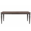 Dakota 9PC 60-78-inch Rectangle Expanding Dining Table Set Brown Gray Solid Wood