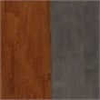 Dakota 5PC Extendable 42-54-in Pub Dining Storage Table Set in Brown & Gray Wood