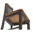 Dakota 5PC Extendable 42-54-in Pub Dining Storage Table Set in Brown & Gray Wood