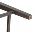 Dakota 6PC Extendable 42-54-in Pub Dining Table Set w Buffet Brown Gray Wood