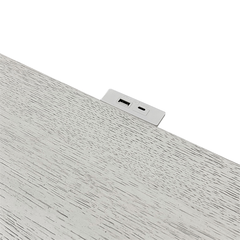 Sunset Trading Dover 5 PC Queen Bedroom Furniture Set in Cerused White Oak Wood