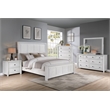 Sunset Trading Dover 5 PC Queen Bedroom Furniture Set in Cerused White Oak Wood