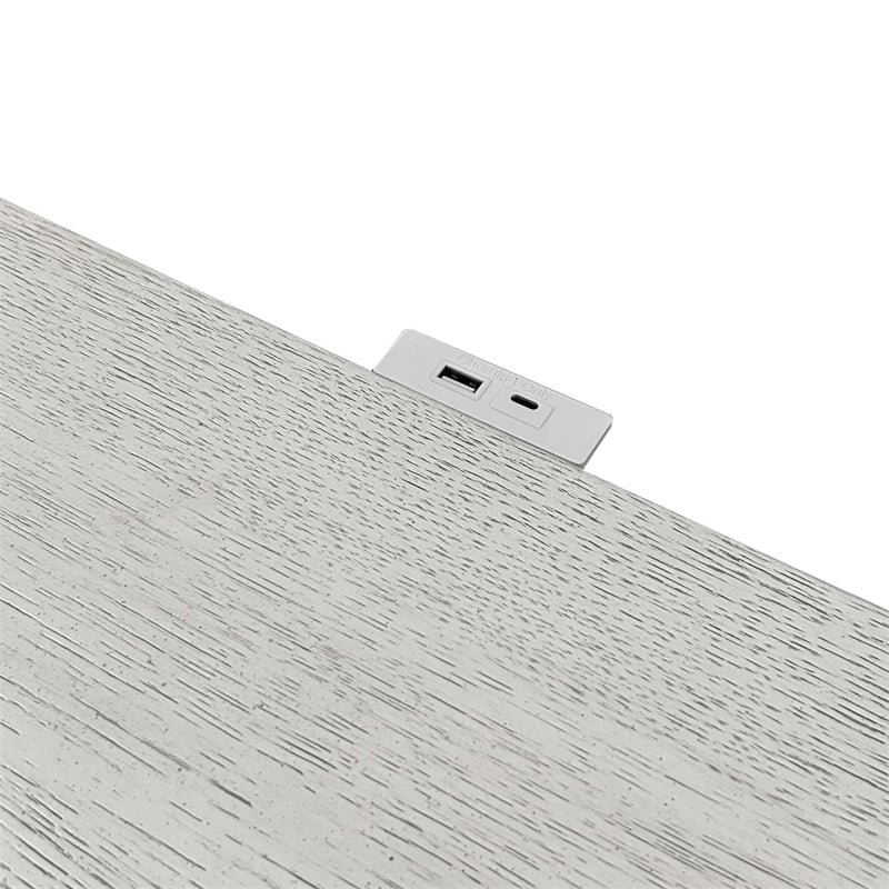 Sunset Trading Dover 5 PC King Bedroom Furniture Set in Cerused White Oak Wood