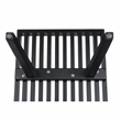 LeisureMod Mid-Century Inwood Platform Bench in Black - 4 Feet