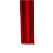 LeisureMod Cornelia Modern Plastic Dining Side Chair in Red (Set of 2)