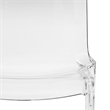 LeisureMod Murray Mid-Century Modern Dining Side Chair in Clear