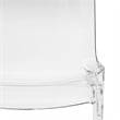 LeisureMod Murray Mid-Century Modern Dining Side Chair in Clear Set of 2
