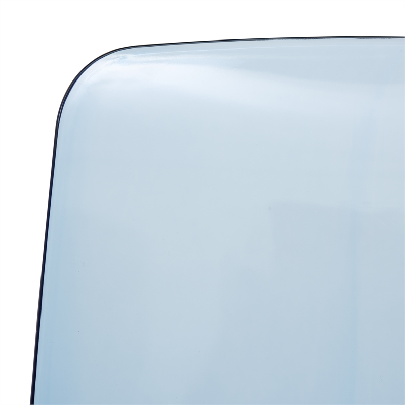 LeisureMod Murray Mid-Century Modern Dining Side Chair in Blue Set of 2