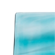 LeisureMod Astor Modern Rain Drop Design Dining Chair in Blue Set of 4
