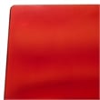 LeisureMod Astor Modern Rain Drop Design Dining Chair in Red Set of 4