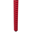 LeisureMod Modern Weave Mace Indoor Outdoor Dining Chair in Red Set of 2