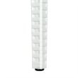 LeisureMod Modern Weave Mace Indoor Outdoor Dining Chair in White
