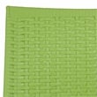 LeisureMod Modern Weave Mace Indoor Outdoor Dining Armchair in Green
