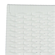LeisureMod Modern Weave Mace Indoor Outdoor Dining Armchair in White Set of 2