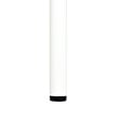 LeisureMod Devon Modern Indoor Outdoor Aluminum Dining Chair in White Set of 2