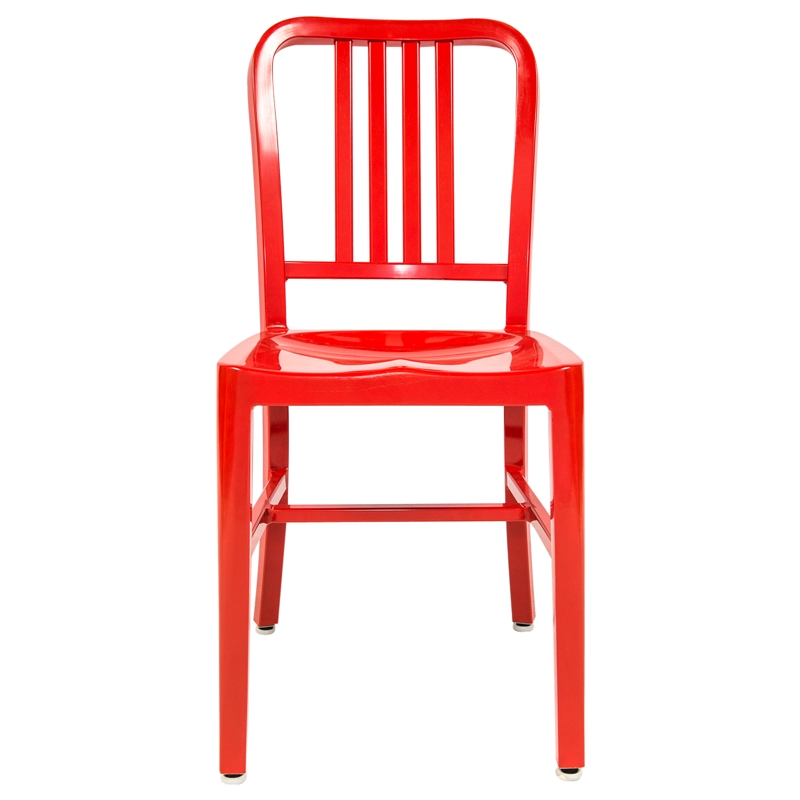 Leisuremod Alton Modern Aluminum Indoor Outdoor Dining Chair In Leisuremod Alton Modern Aluminum Indoor