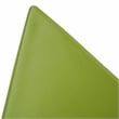 LeisureMod Randolph Modern Plastic Triangle End Table in Green