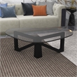 LeisureMod Imperial Triangle Coffee Table in Black