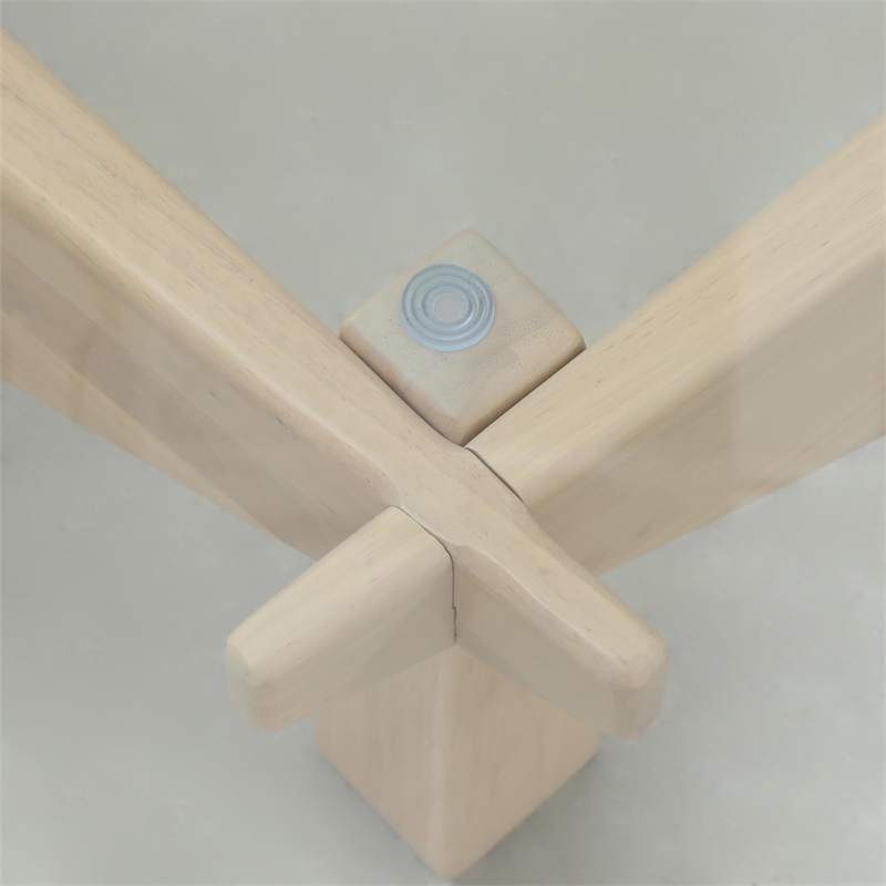 LeisureMod Imperial Triangle Coffee Table in Natural Wood