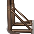 LeisureMod Outdoor Modern Wicker Hanging Double Egg Swing Chair in Beige