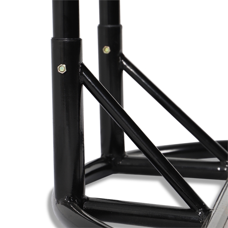 LeisureMod Outdoor Modern Wicker Hanging Double Egg Swing Chair in Charcoal Blue